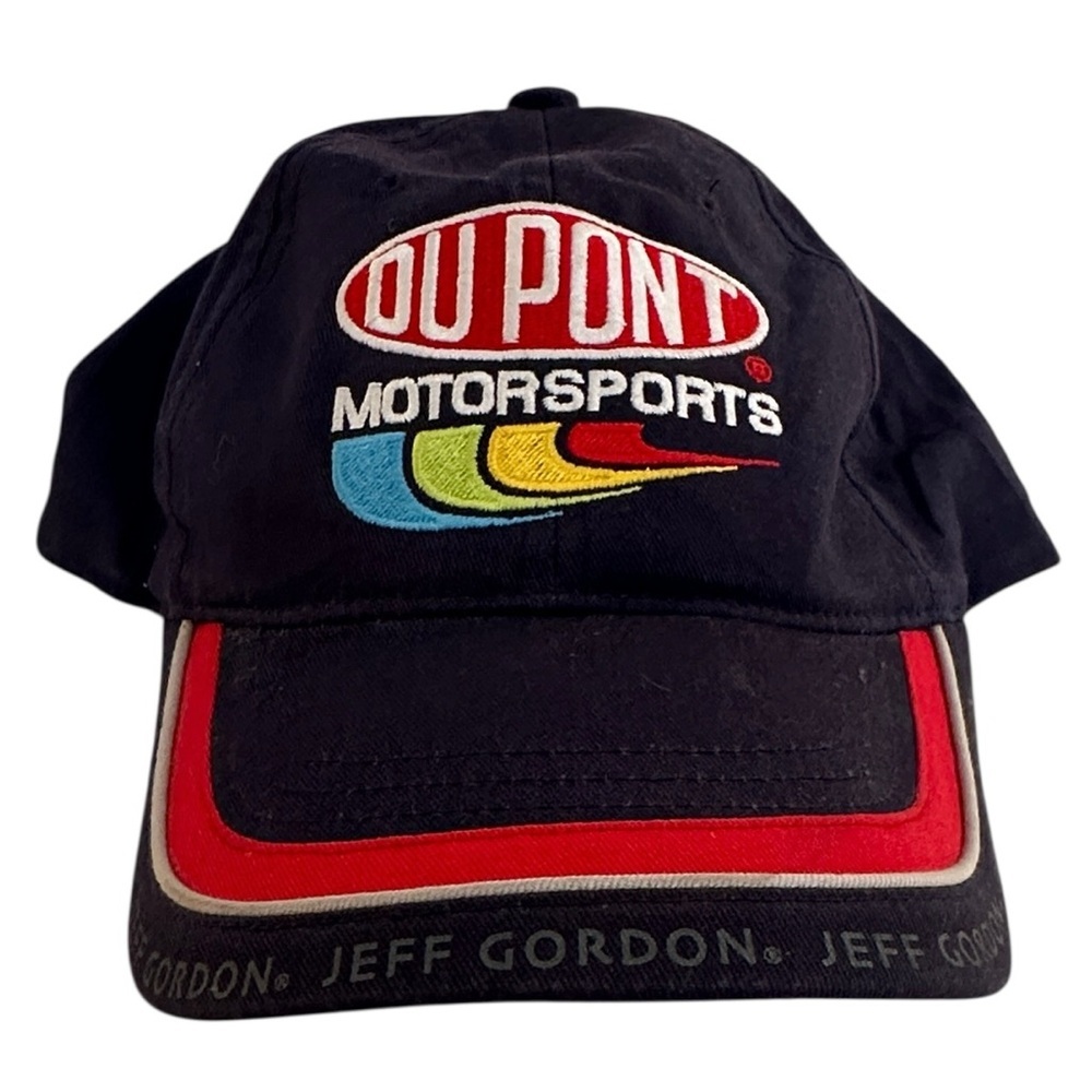 Du Pont Vintage Jeff Gordan Motorsports NASCAR Classic #24 Black Baseball Cap